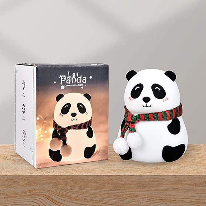 Touch Silicone Panda Light – Night Light for Kids, Girls & Boys | Cute Bedroom Decor for Women