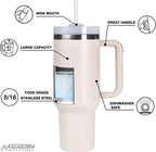 Nestasia 1.2L Tumbler with Handle & Lid | Insulated Reusable Stainless Steel Water Bottle | Mug for Office, Gym, Travelling